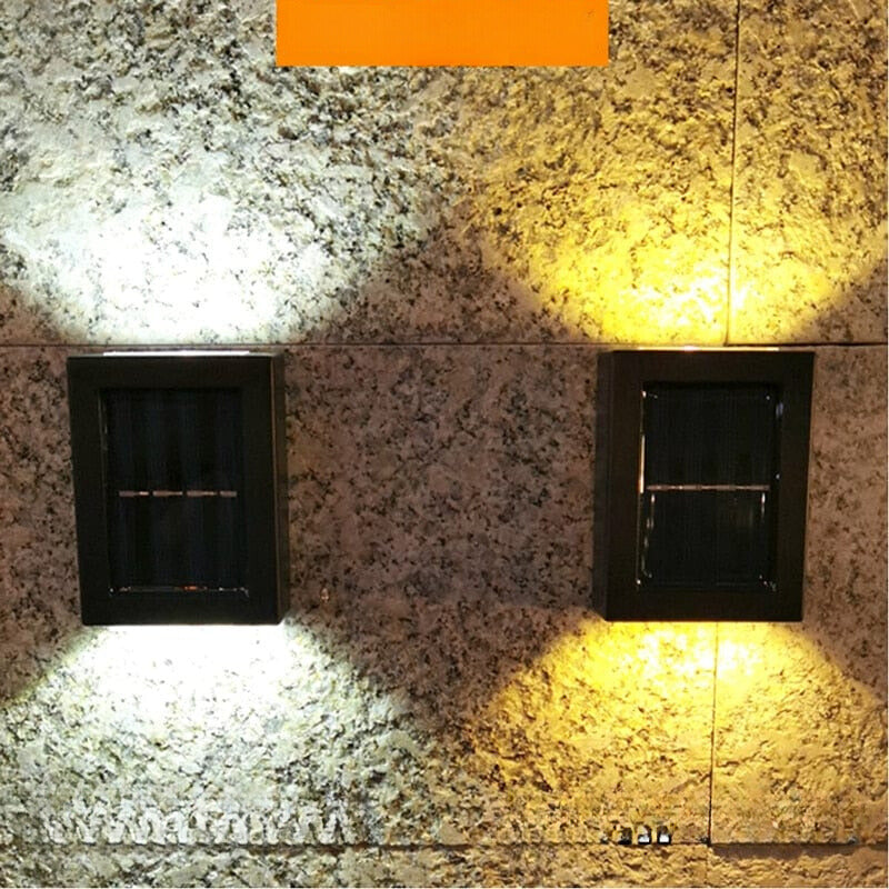 Liora — Solar Patio Wall Light with Warm Ambient Glow