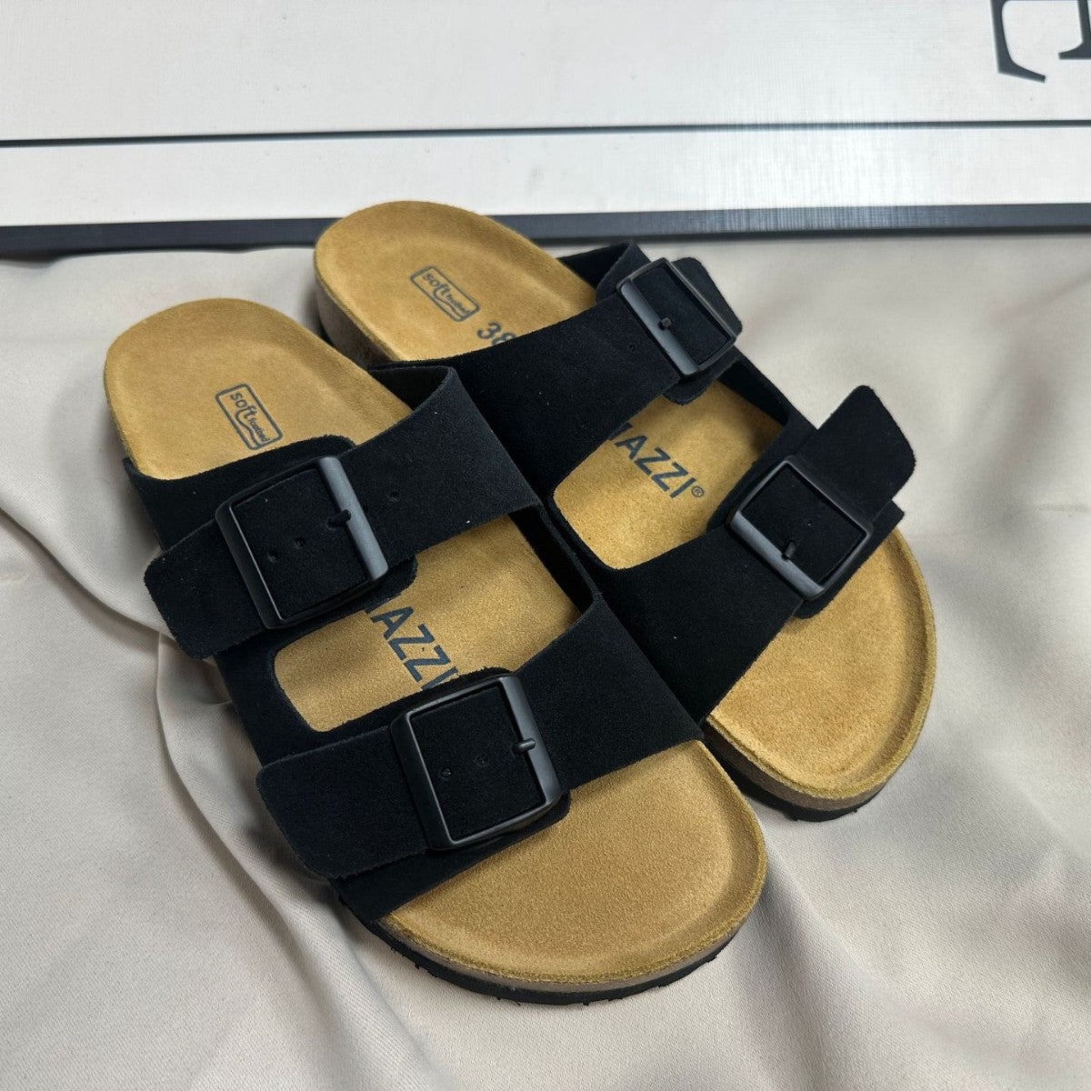 Orthopedic Sandals | Cork Footbed & Dual Buckle Straps | Casual Comfort & Support