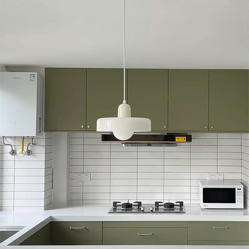 Pendant Lamp | Bauhaus Stained Glass Design | Glass Material | Adjustable Suspension