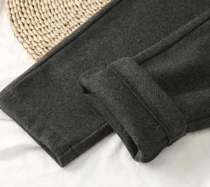 Women’s Wool Winter Pants | Tailored High-Waist Flat Front | Comfortable Figure-Flattering Fabric