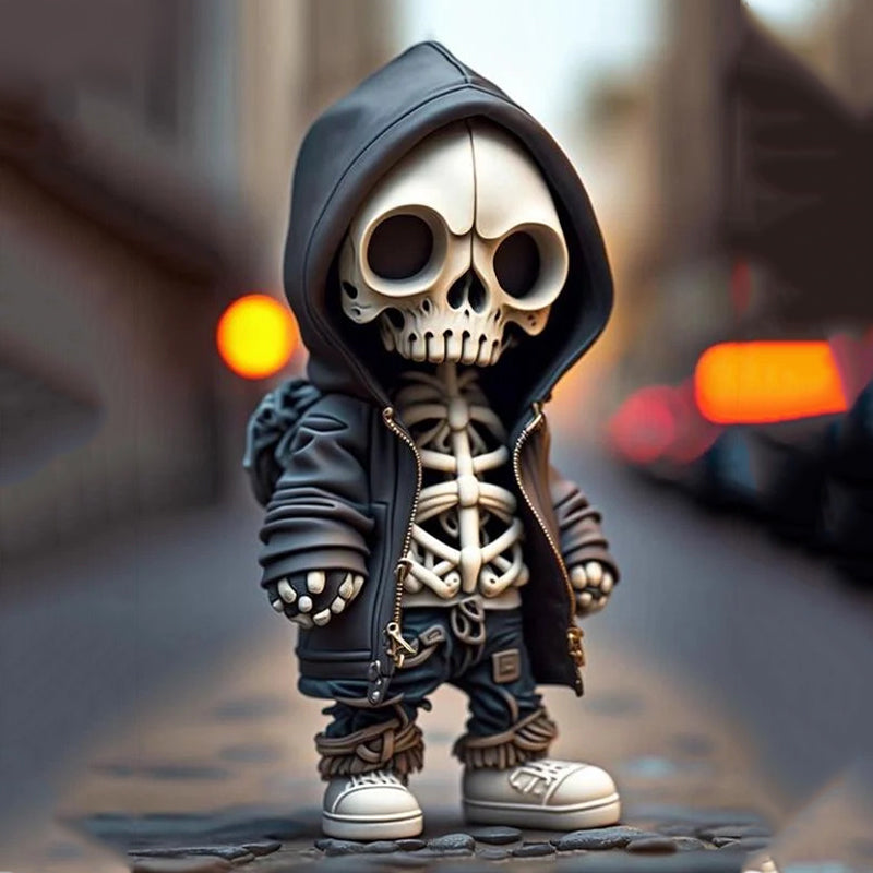 Halloween Resin Skeleton Figure Decorative Home Accent