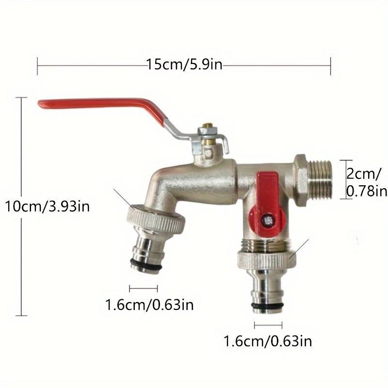 Stainless Steel Double Outlet Faucet