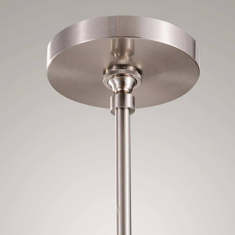 Liora — Hand-Blown Glass Raindrop Pendant Light with Warm Glow