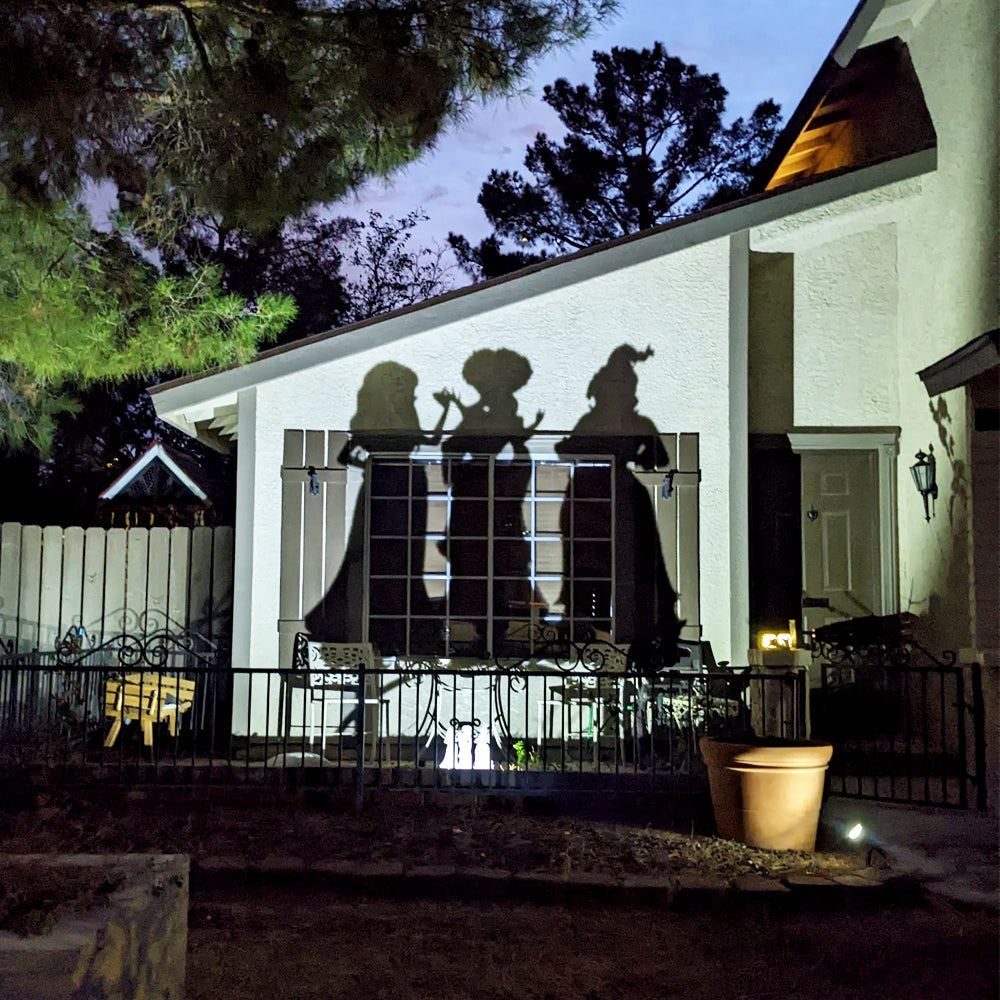 Halloween Metal Witch Yard Stake Outdoor Lawn Decoration
