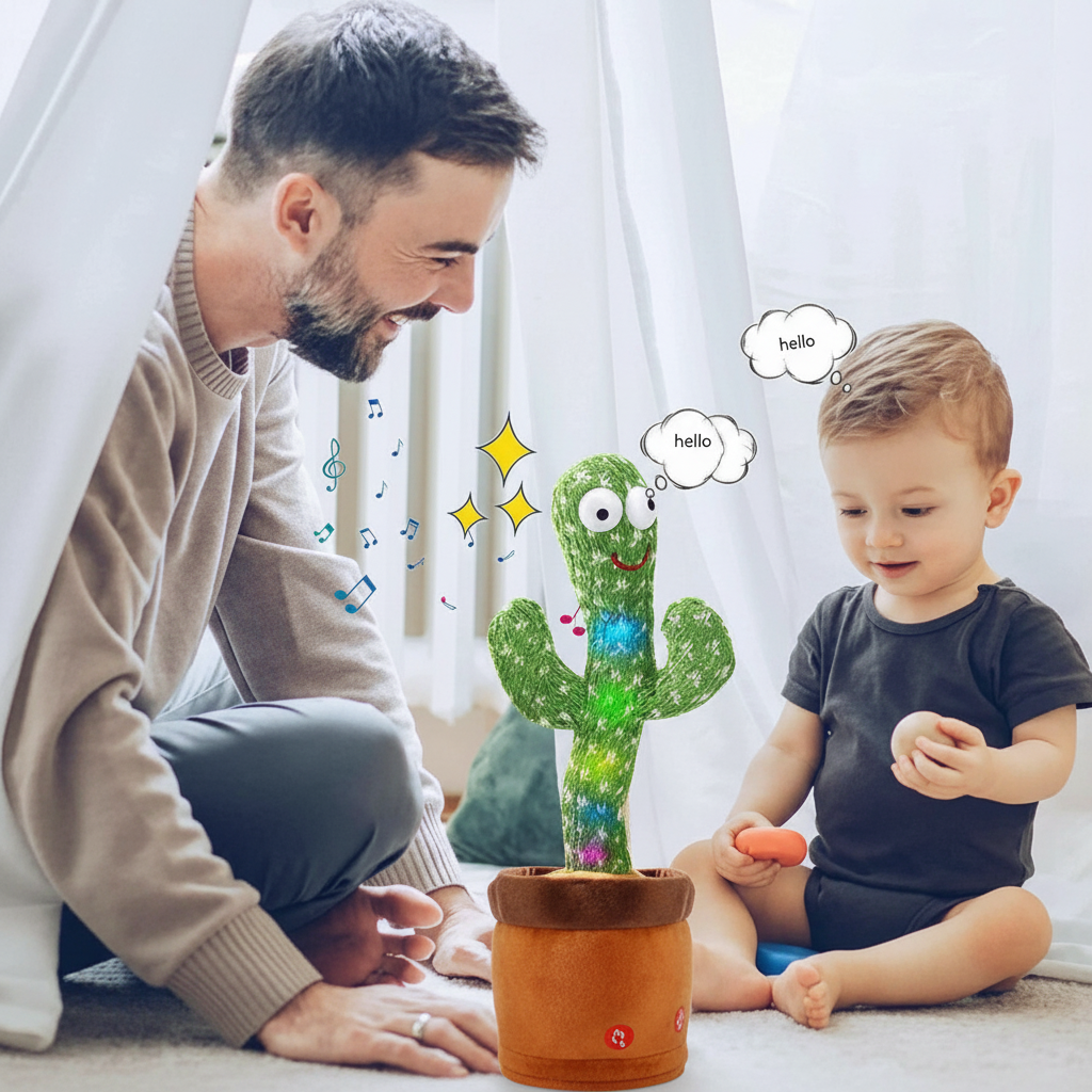 Interactive Singing Cactus Toy for Kids – Dance and Play
