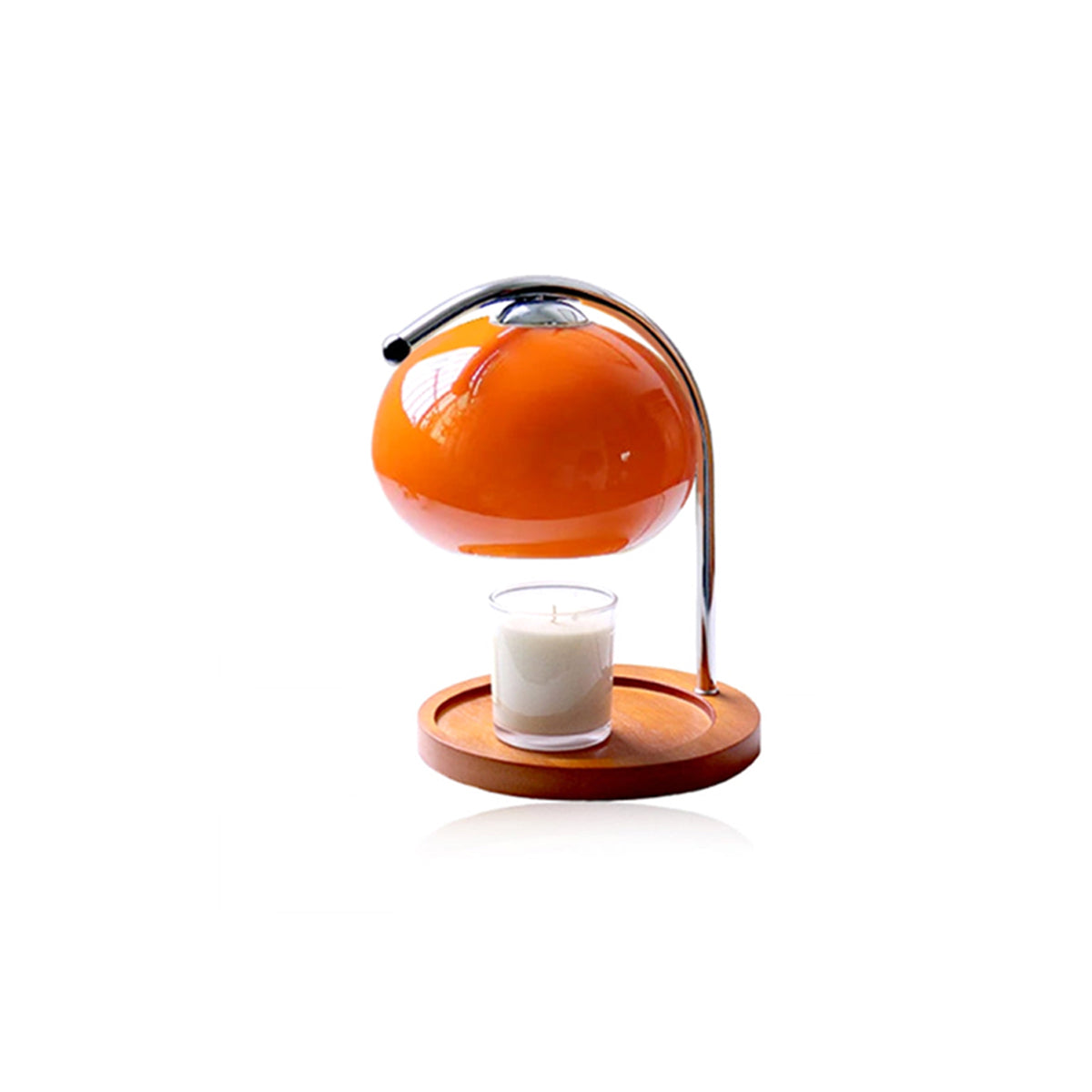 Vintage-Inspired Candle Warmer Lamp with Adjustable Light