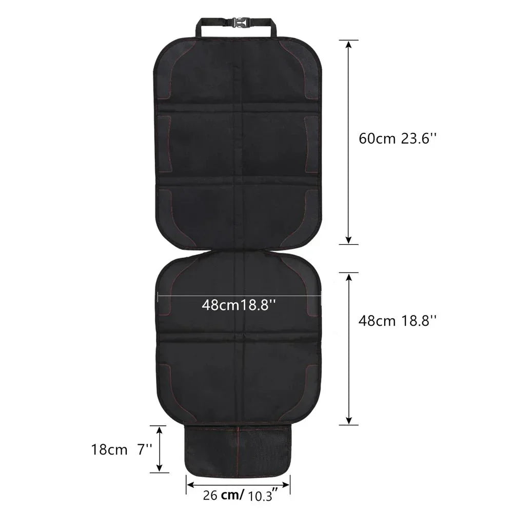 Smart Car Seat Protector with Non-Slip Design and Storage Options