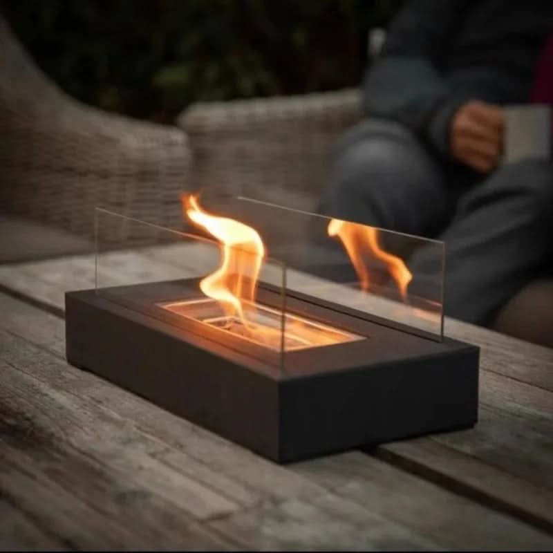 EmberVista Portable Bioethanol Tabletop Fireplace for All Spaces