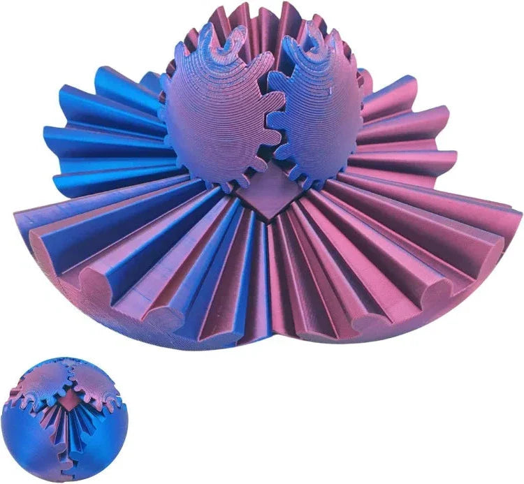 Fidget Gear Ball in Steampunk Style - Whirling Wonder Toy