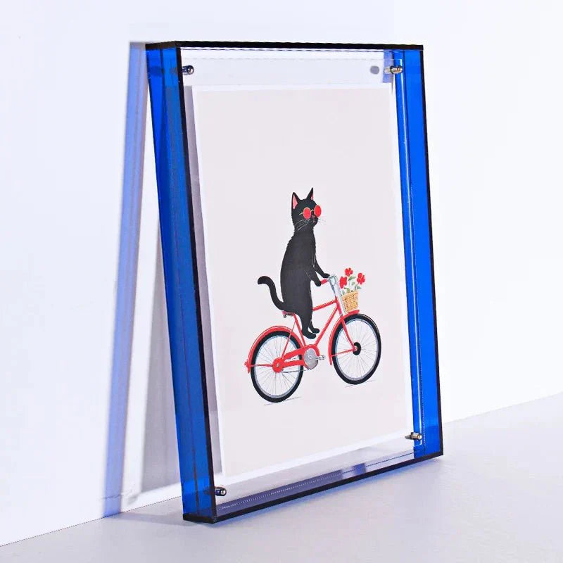 Sleek Dual-Sided Acrylic Picture Frame in A6 to A4 Sizes