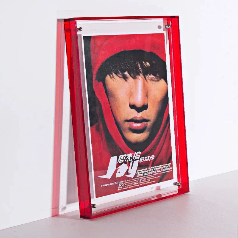 Sleek Dual-Sided Acrylic Picture Frame in A6 to A4 Sizes