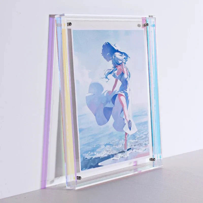 Sleek Dual-Sided Acrylic Picture Frame in A6 to A4 Sizes
