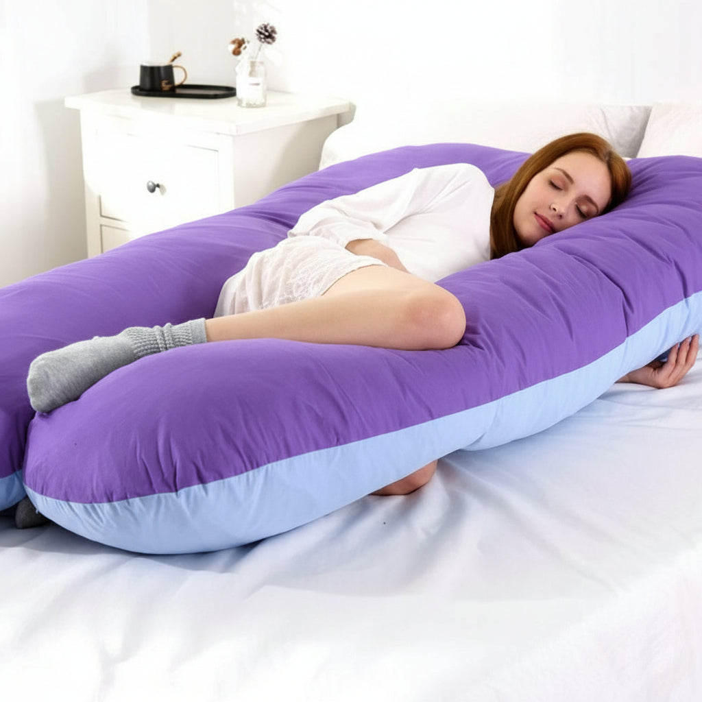 ErgoComfort Full Body Pillow for Ultimate Side Sleeper Support