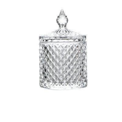 Elegant Crystal Glass Storage Jars for Classy Kitchen and Dining Display
