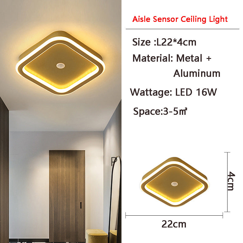 IntelliGlow LED Ceiling Fixture with Motion Detection