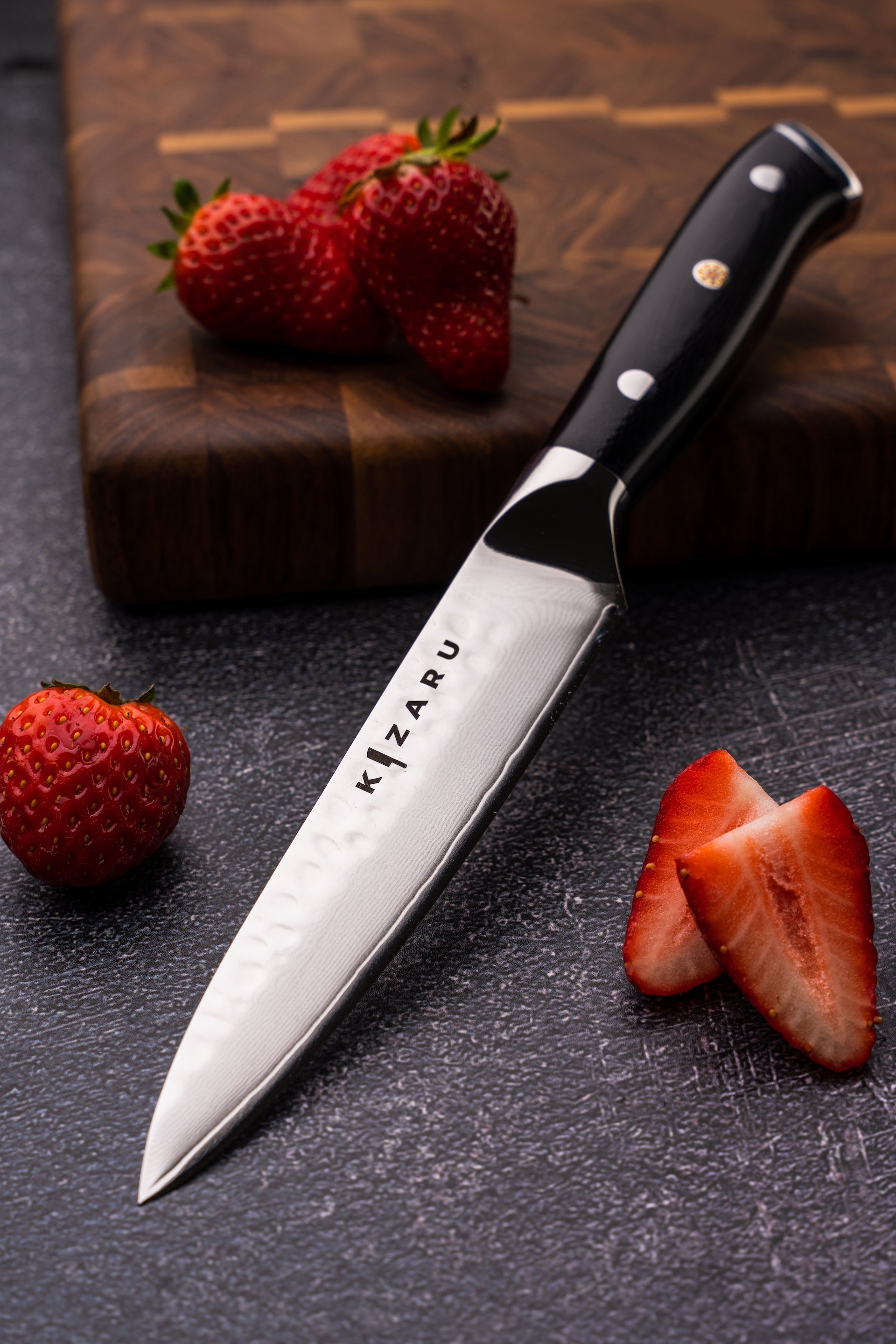 Ryzensta — Damascus Steel Kitchen Knife Set with Precision Blades