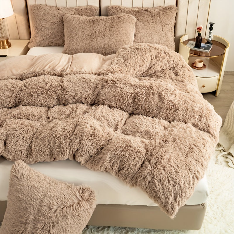 Quilt Cover Set | Wrinkle-Resistant | Soft Cozy Warmth | Polyester