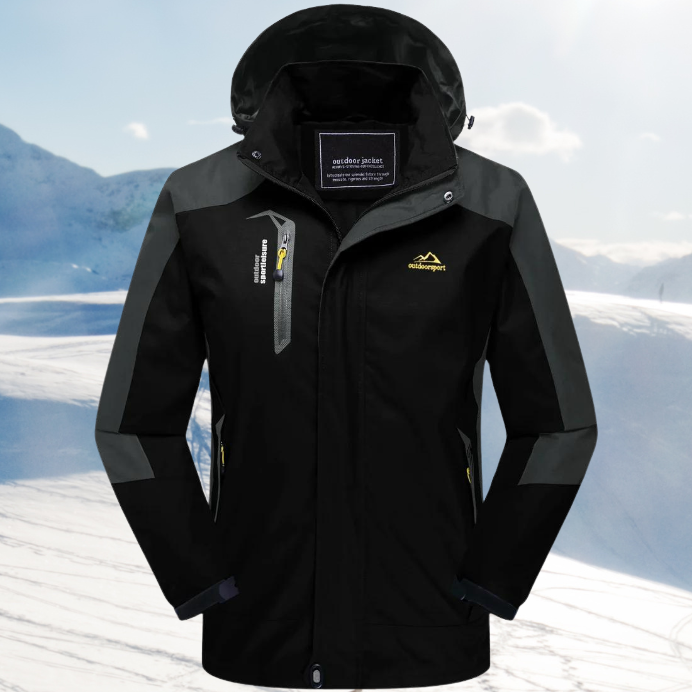 Women’s Waterproof Hiking Jacket | Waterproof & Windproof Design | Zippered Pockets & Hood | Comfortable Fit for Outdoor Use