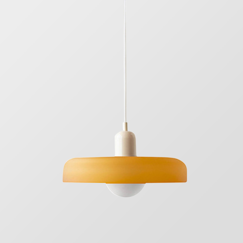 Pendant Lamp | Bauhaus Stained Glass Design | Glass Material | Adjustable Suspension