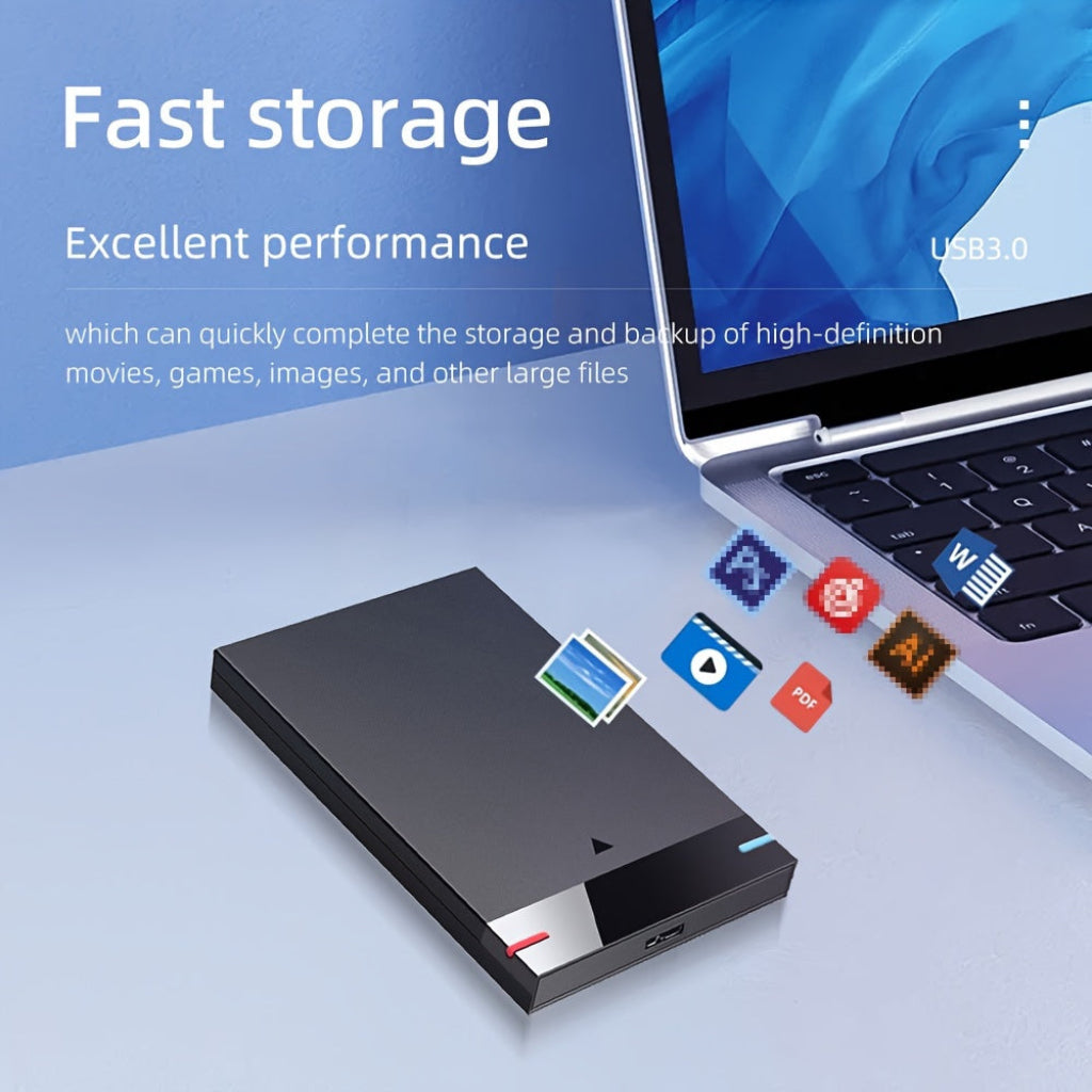 Compact 320GB Portable SSD for Effortless File Management