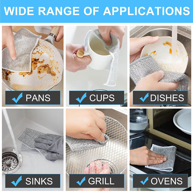 20 Pack of Scratch-Free Cleaning Cloths