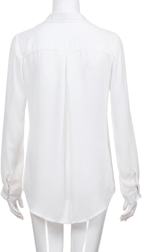 Women's Blouse | Elegant Chiffon Fabric | Versatile Long-Sleeve Design | Comfortable Fit