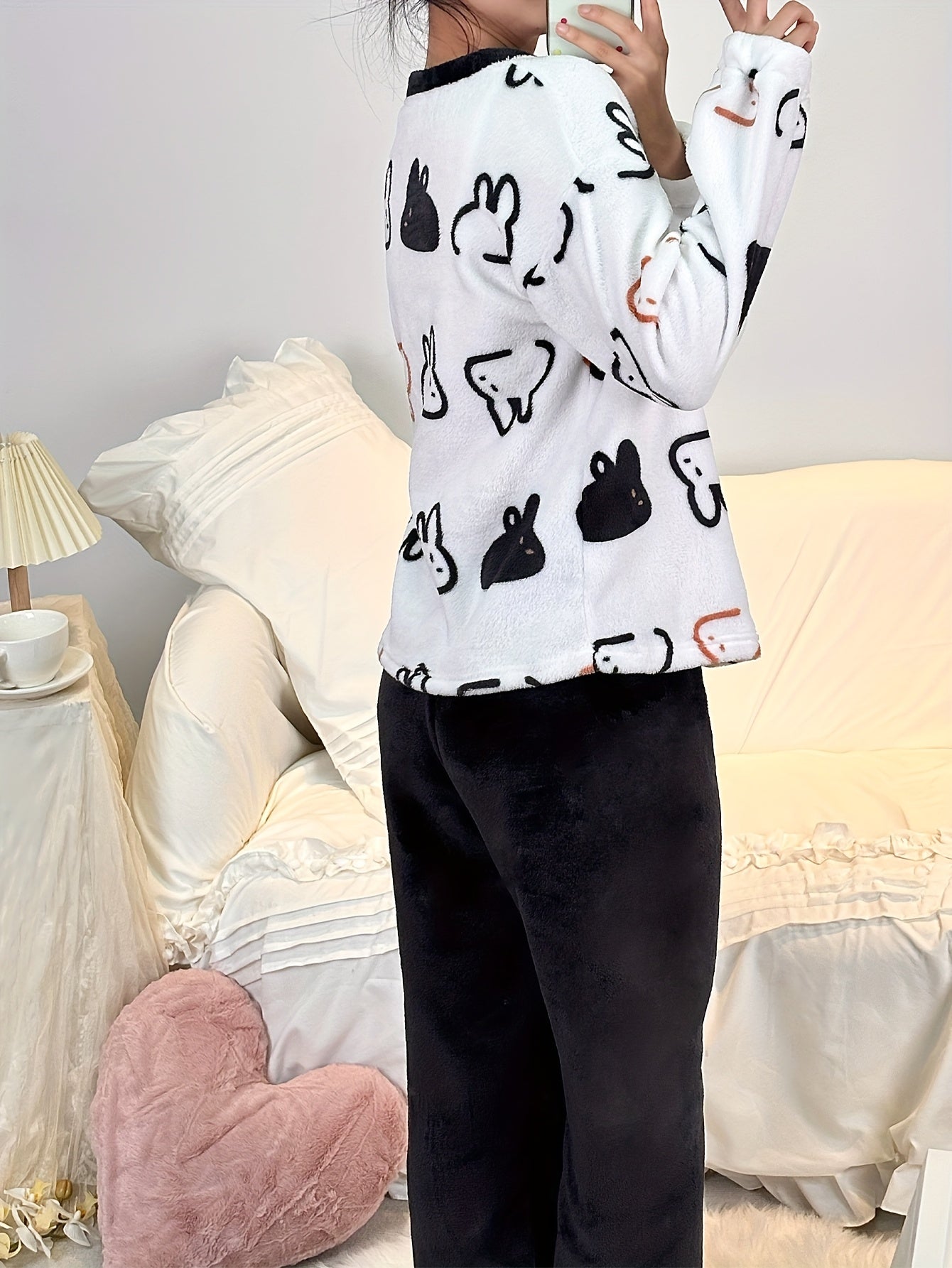 Women’s Pajama Set | Long Sleeve | Soft Cozy Comfort | Polyester