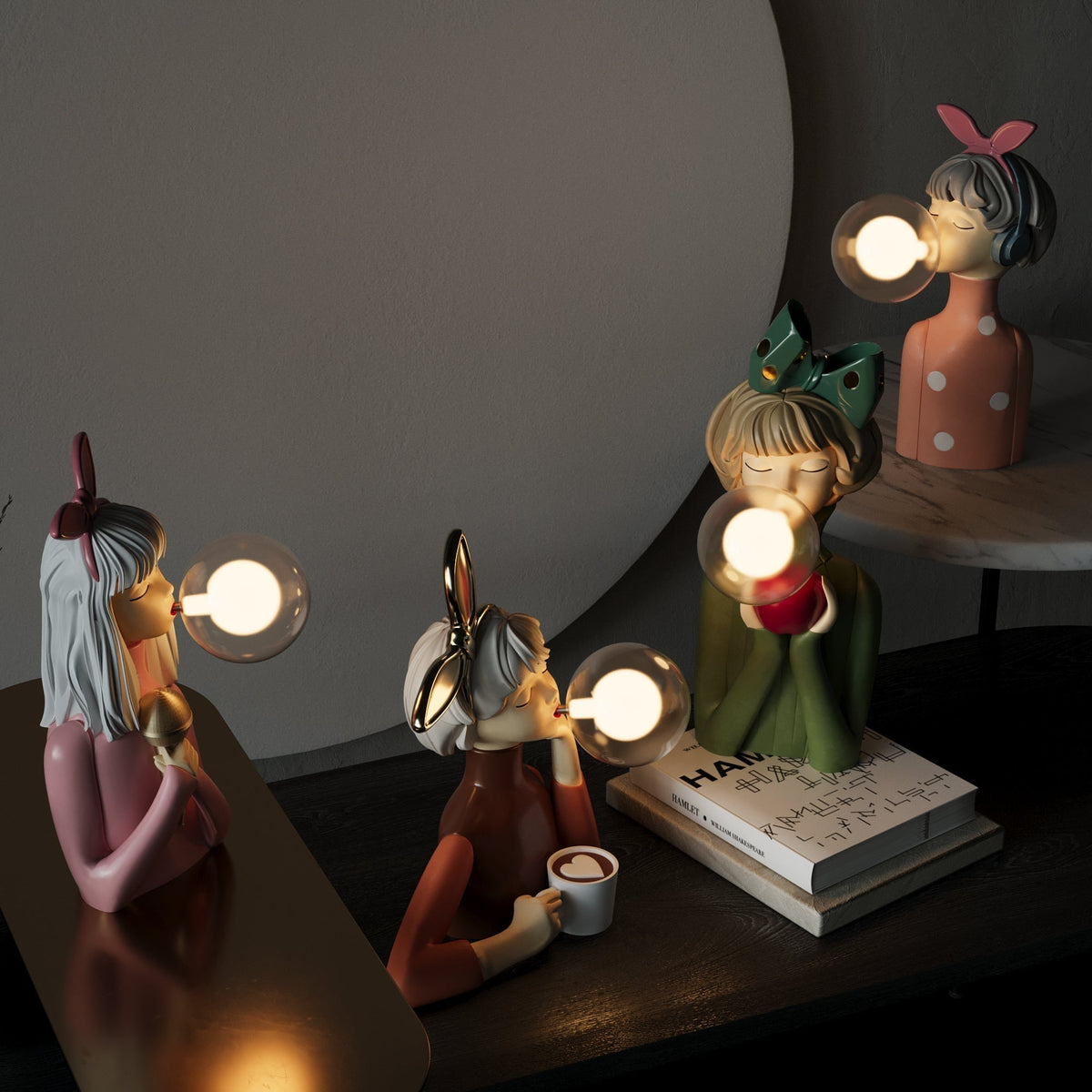 Arlen — Handmade USB Table Lamp with Warm Wooden Base