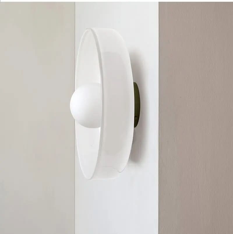 LumiAura Scandinavian Glass Ceiling Light for Elegant Spaces