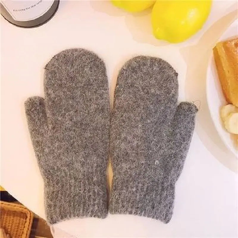 Luxurious Knit Winter Gloves for Women