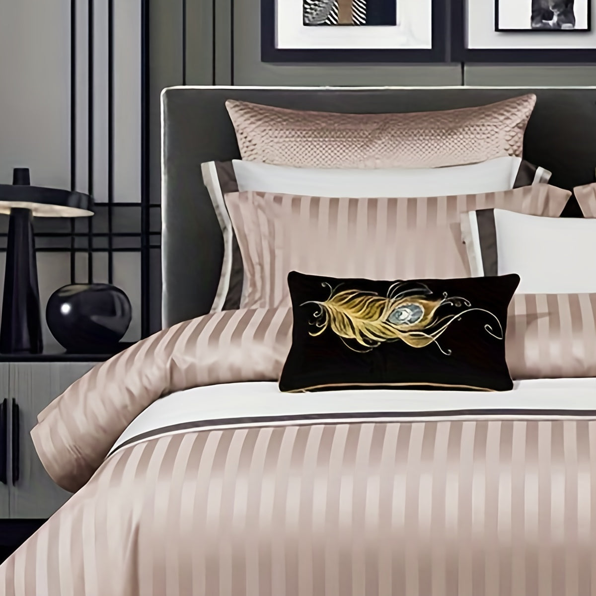 Duvet Cover Set | Satin Embossed | Luxurious Comfort | Polyester