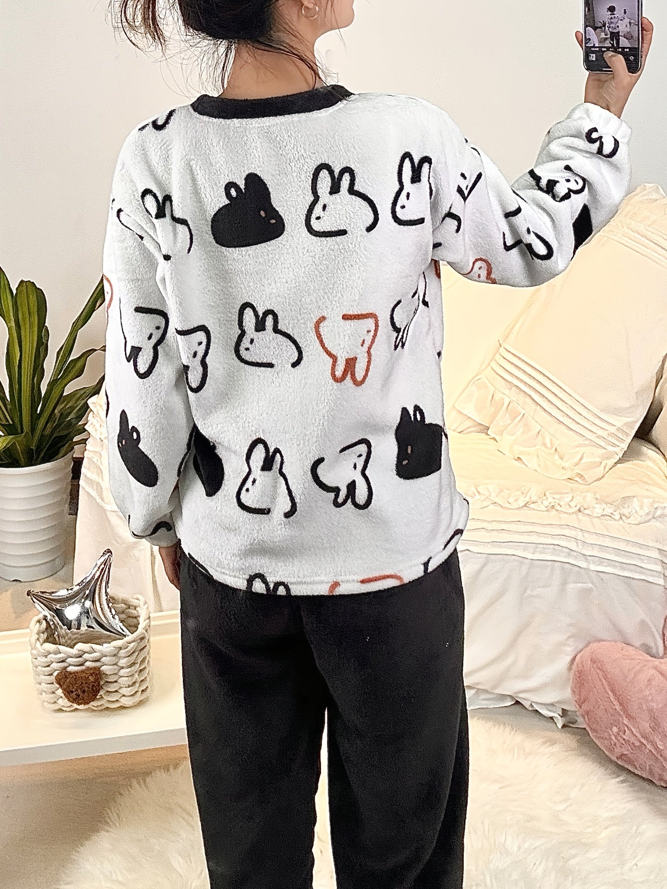 Women’s Pajama Set | Long Sleeve | Soft Cozy Comfort | Polyester