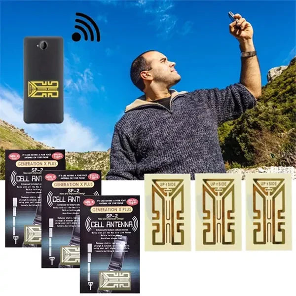 Signal Booster Stickers for Cell Phones - Enhance Reception