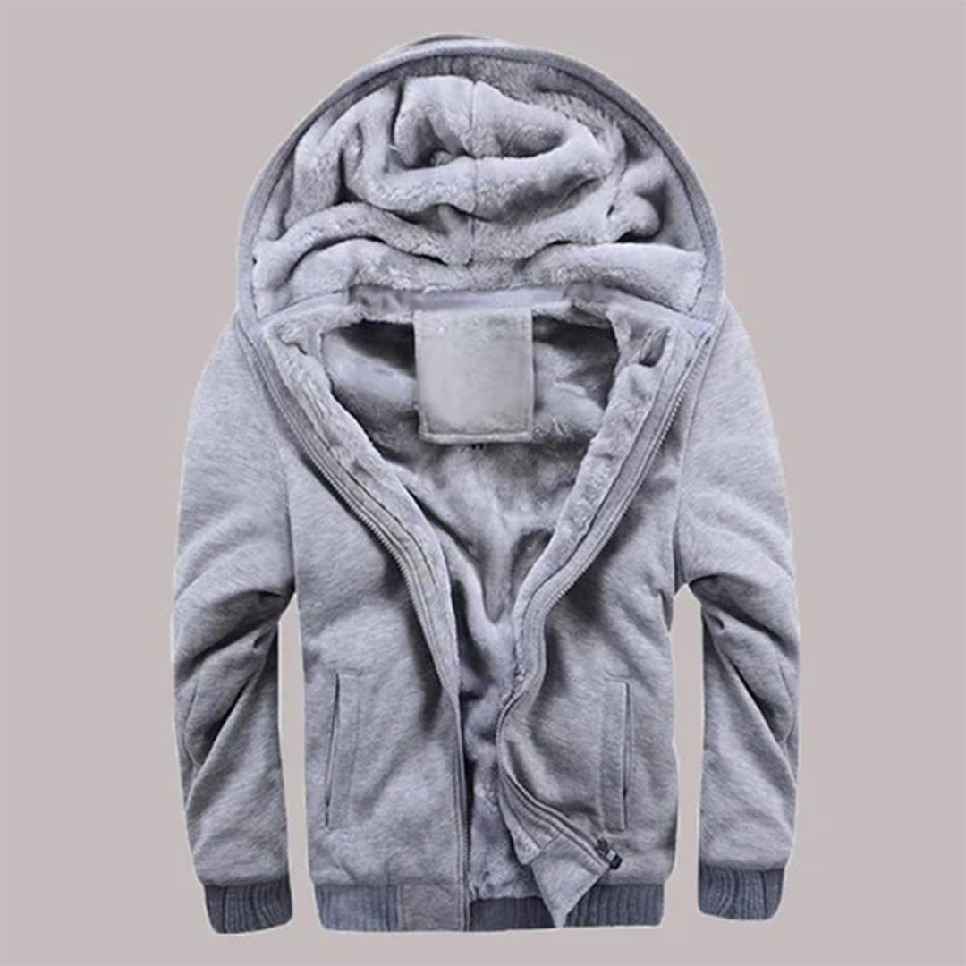 Men's Winter Jacket | Fleece Lined | Adjustable Hood and Pockets | Breathable