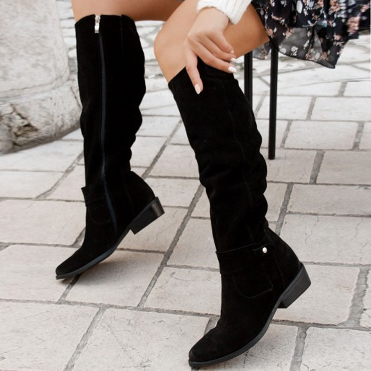 Women’s Knee-High Boots | Mid-Heel & Cushioning Insole | Premium Material & Non-Slip Sole | Comfortable Fit