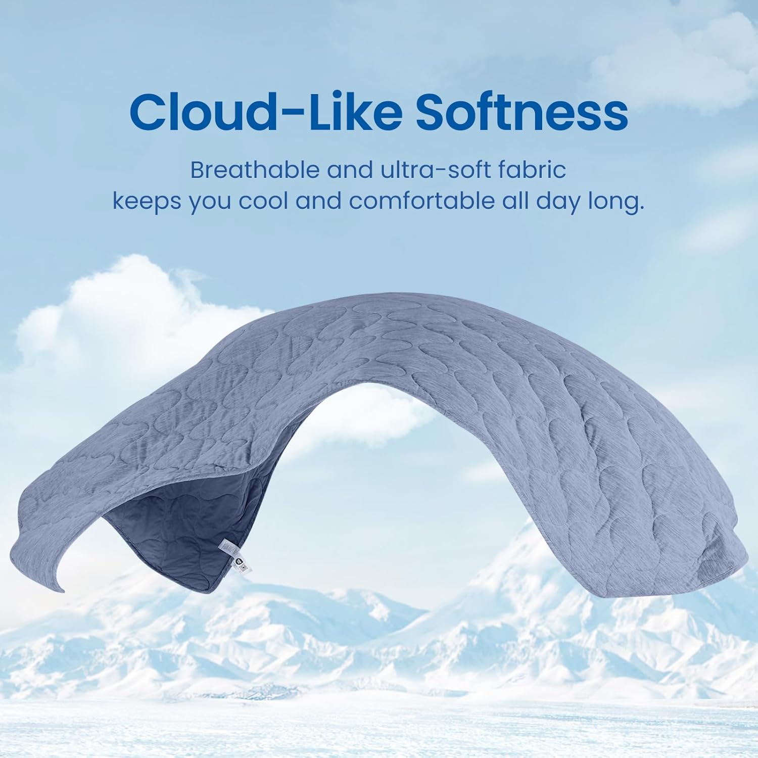 Cooling Dual-Sided Blanket for Hot Sleepers - Soft Lightweight Throw