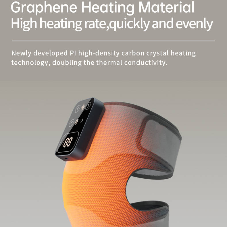 Heat and Vibration Knee Massager – Cordless Pain Relief Device