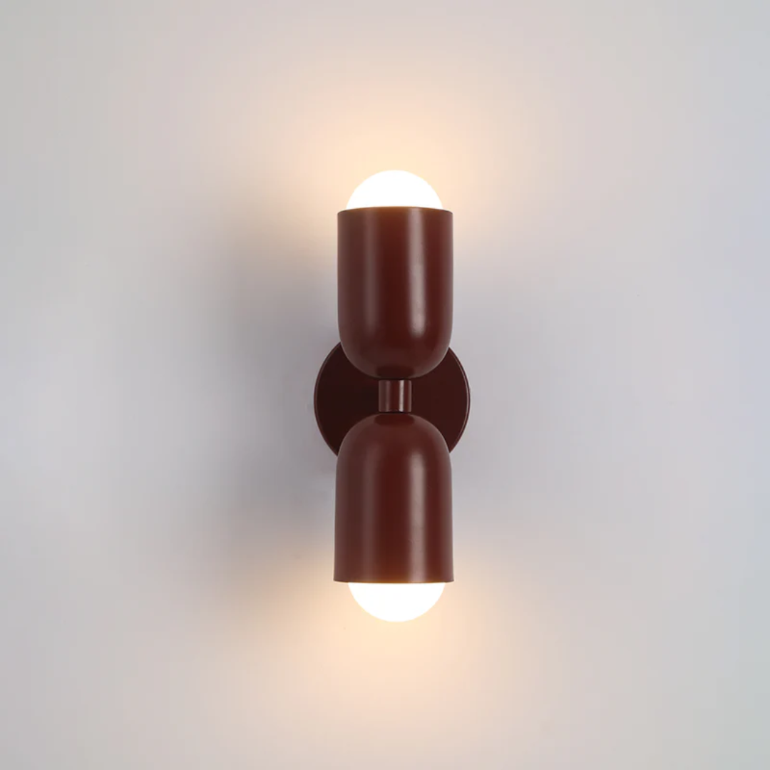 Elegant LED Wall Light Fixture with Dual Warm White Illumination