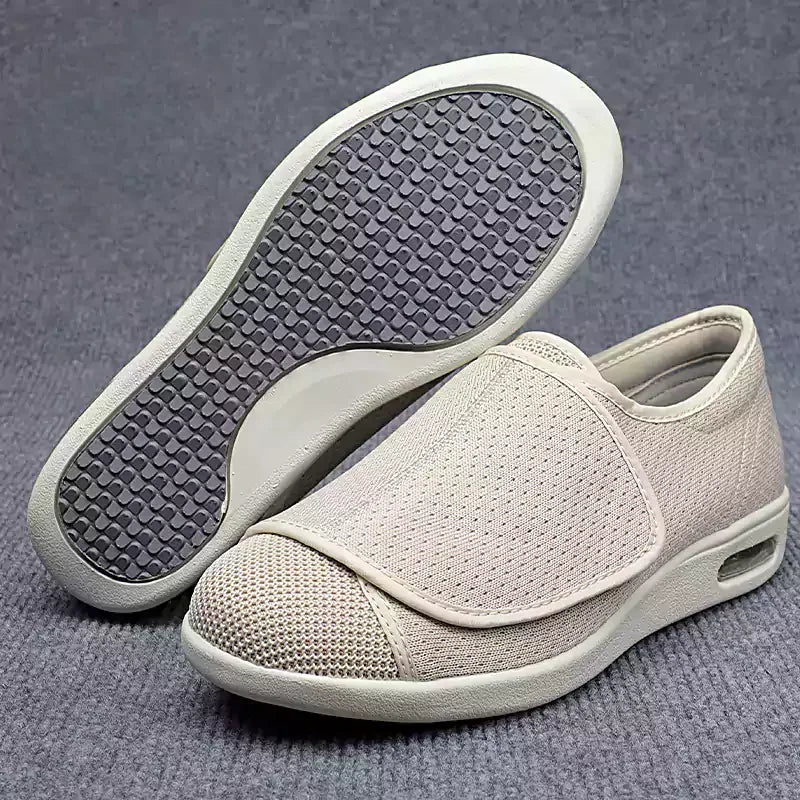 Orthopedic Slip-On Shoes | Hook-and-Loop Closure | Cushioned Support & Stability | Comfortable Fit