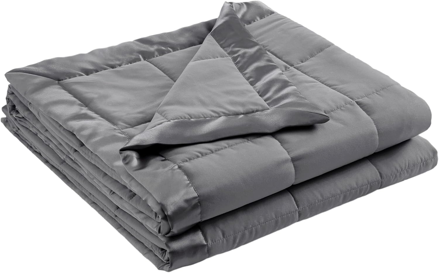 Lightweight Down Alternative Blanket with Moisture-Wicking – All Season Bed Cover with Satin Trim