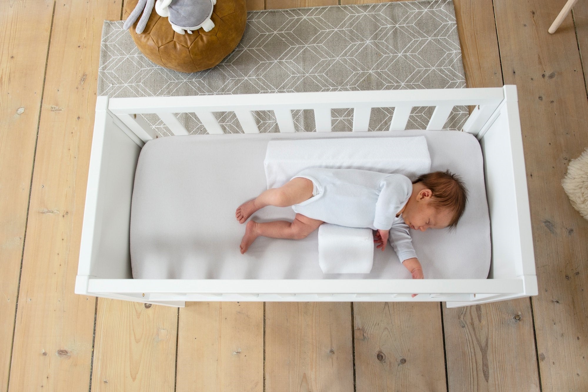 Infant Support Wedge Pillow to Prevent Rolling