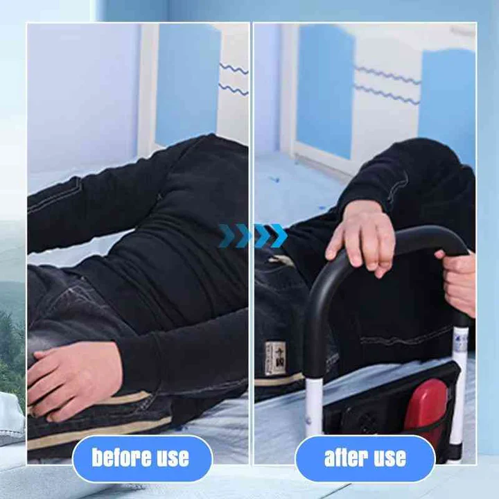 Stability Support Handle for Seamless Bed Entry