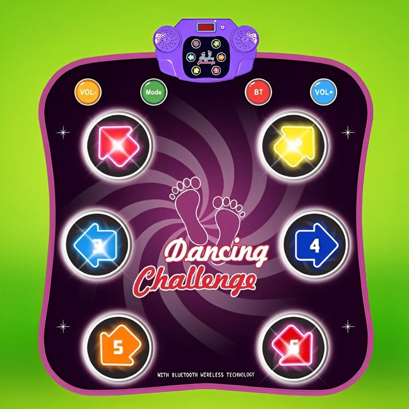 Engaging Dance Floor Mat with 5 Levels of Fun for Children