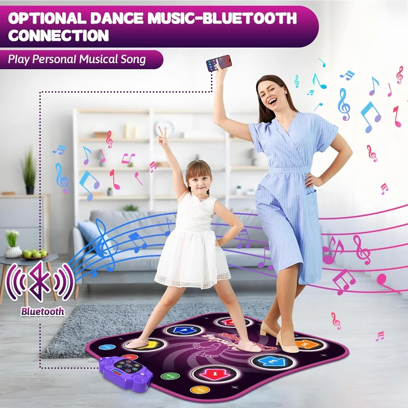 Engaging Dance Floor Mat with 5 Levels of Fun for Children