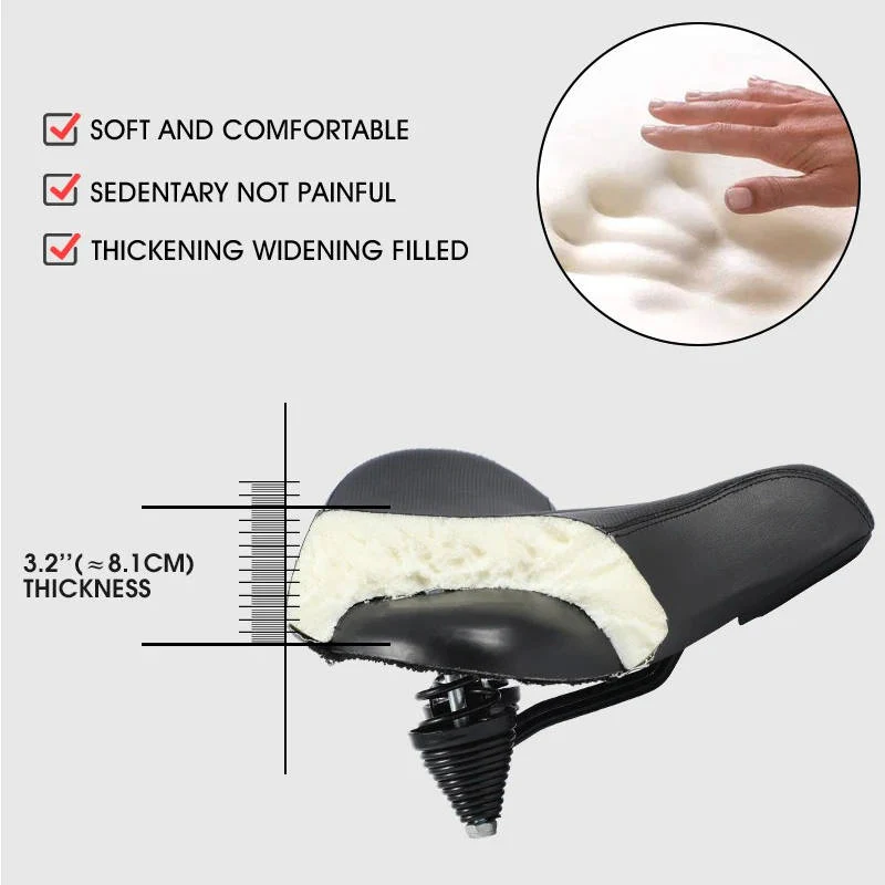 Ergonomic Bike Seat with Cooling Comfort for Extended Rides