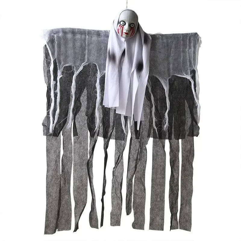 Hanging Skull Ghost Decorations for Halloween