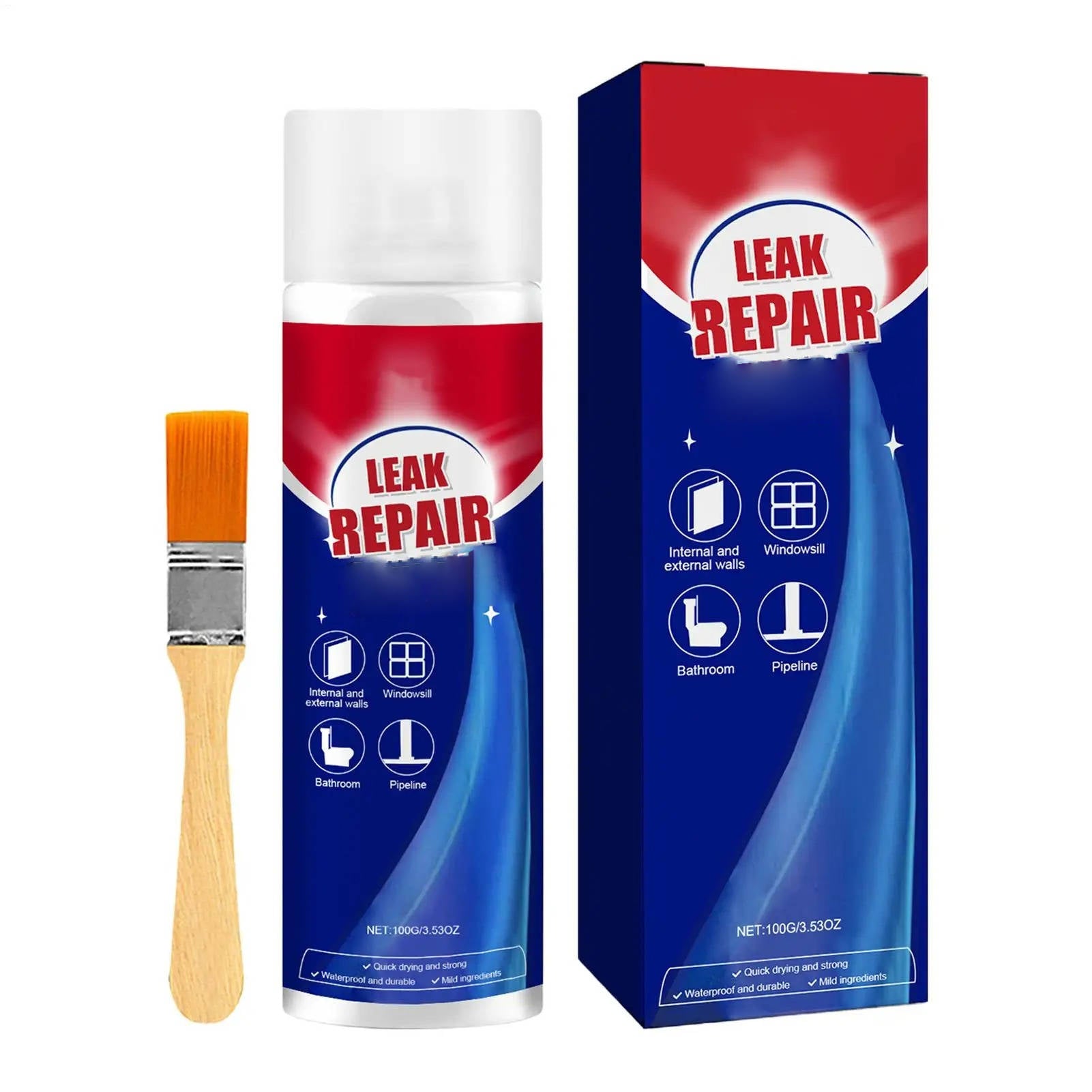 Dual Pack All-Weather Leak Fixing Sealant Spray