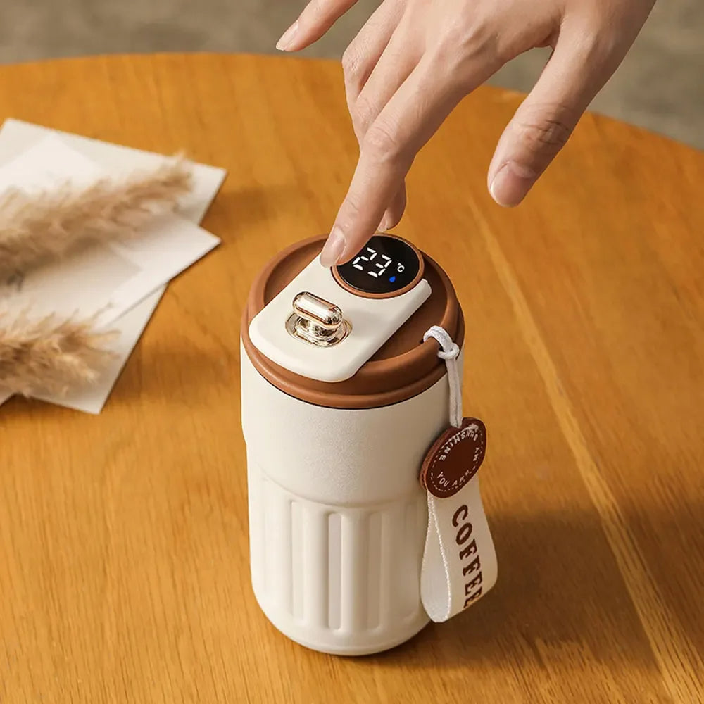 Smart Travel Mug 450ml with LED Screen Indicator