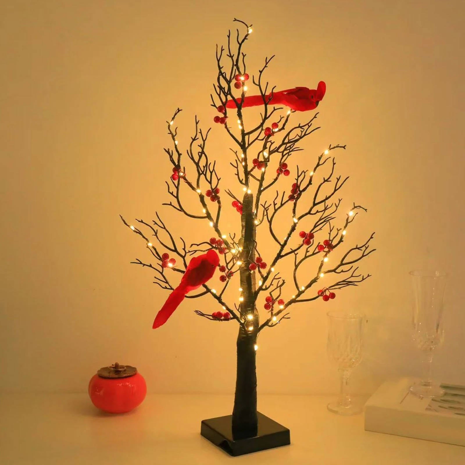 Decorative Glowing Tree Accents