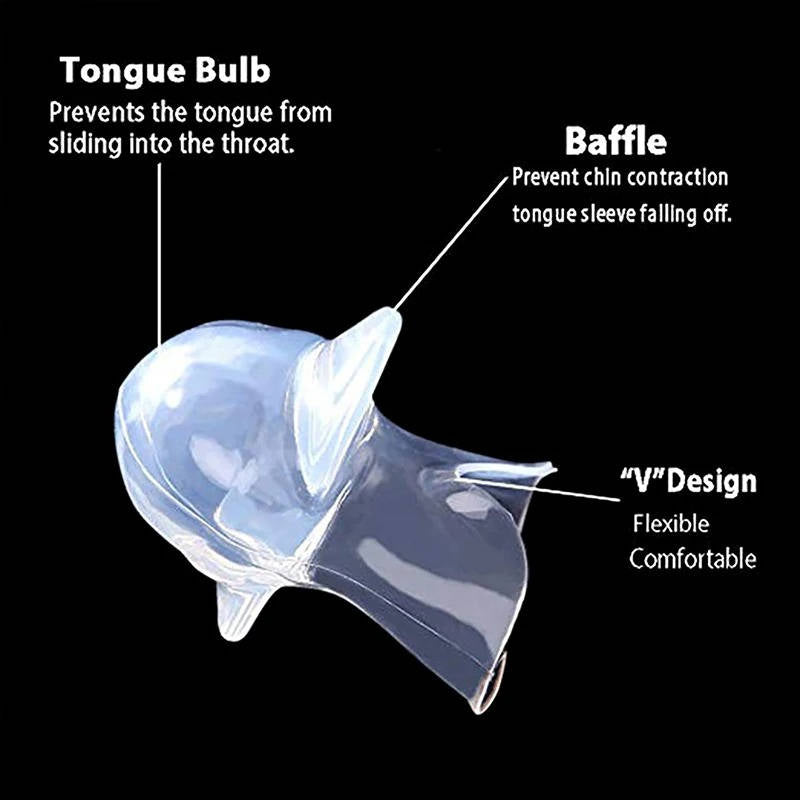 Non-Invasive Tongue Retainer for Snoring and Sleep Apnea Relief